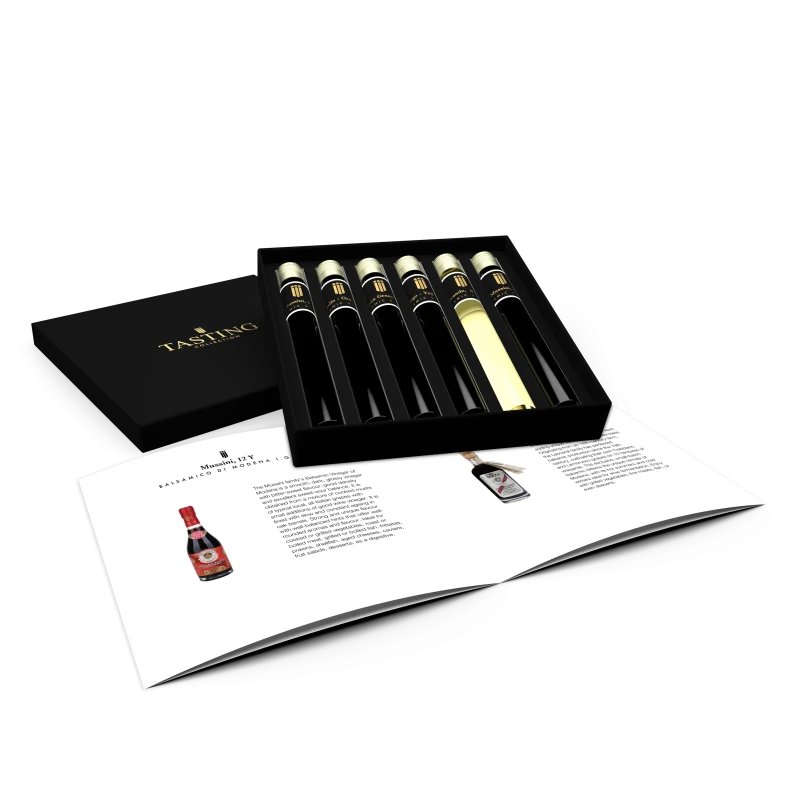 Balsamico Tasting Collection Proeverij 6 Tubes in Luxe Cadeau Doos Balsamico Tasting Collection Proeverij 6 Tubes in Luxe Cadeau Doos