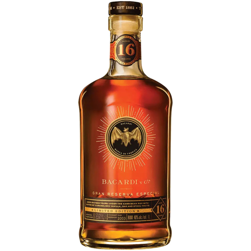 Bacardi - Gran Reserva Especial, 16 years 1 litre