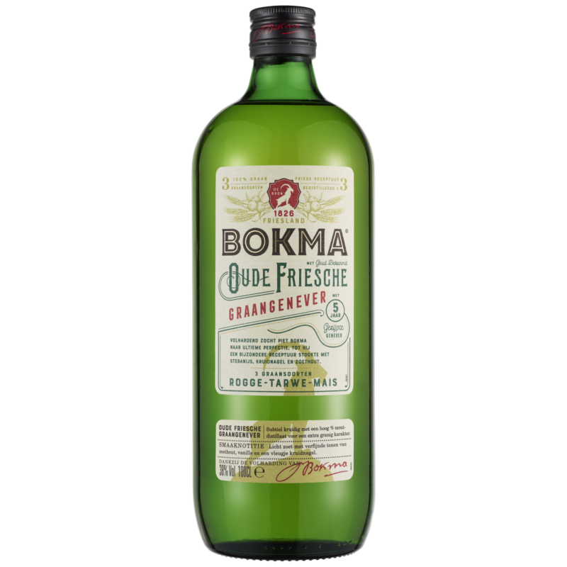 Bokma - Oude Jenever - Rond 1 litre
