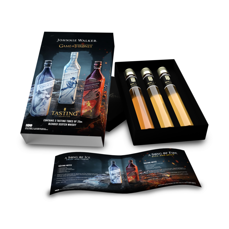 Game Of Thrones Johnnie Walker Tasting Collection
