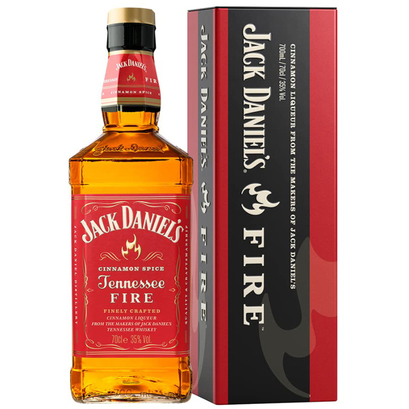 Jack Daniel's - Fire Tin Gift Pack 70cl