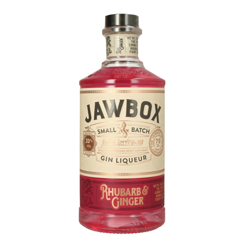Jawbox Gin Liqueur - Rhubarb & Ginger 70cl