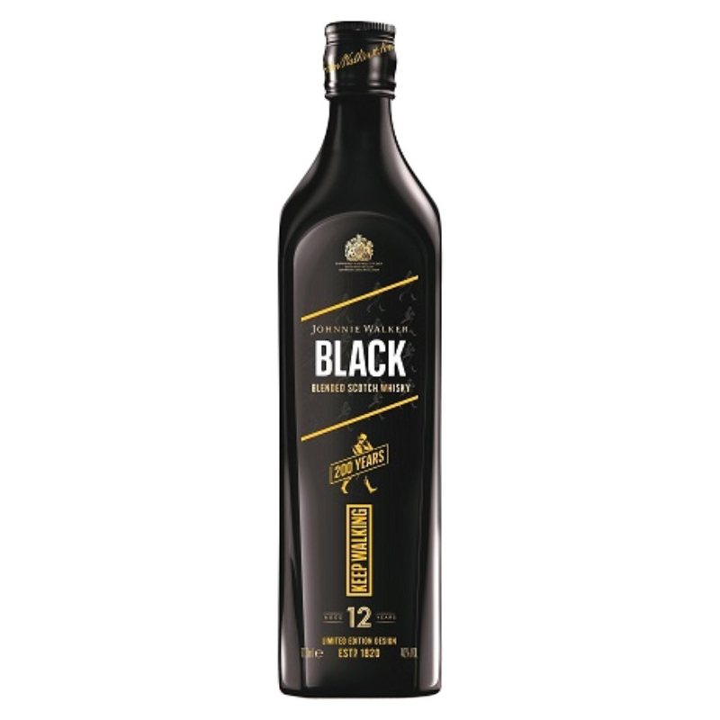Johnnie Walker, 12 - Black Label, 200 Anniversary 70cl