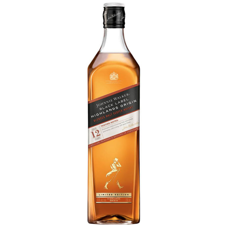 Johnnie Walker - Black Label, Highlands Origin 1 litre