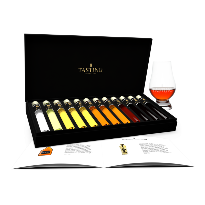 Liqueur Tasting Collection 12 tubes samples set in gift box