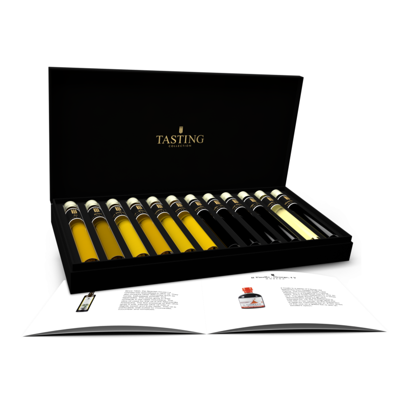 Olive Oil & Balsamic Vinegar Tasting 12 Tubes in gift box