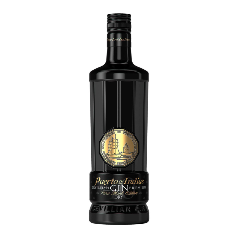 Puerto De Indias - Black Gin 1 litre