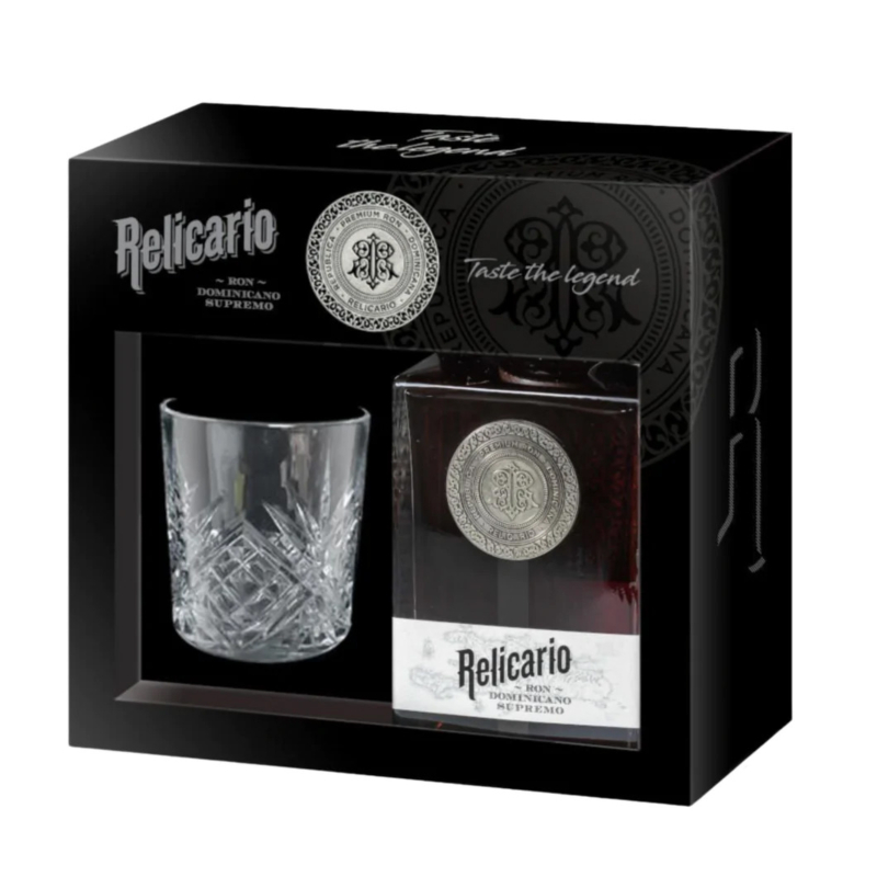 Relicario Supremo Geschenk met Glas 70cl