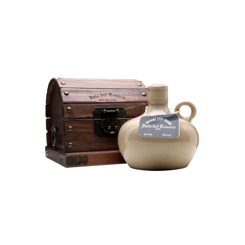 Santiago de Cuba - Isla Del Tesoro in Wooden Giftbox 70cl