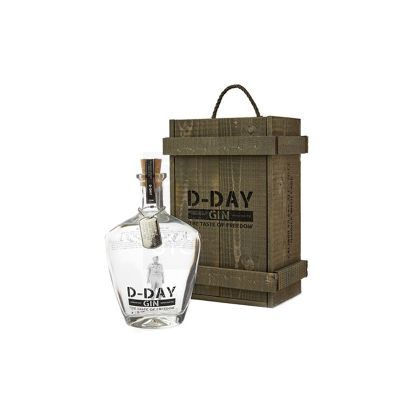 V-Day - Wooden Giftbox 70cl