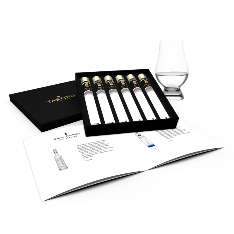 Vodka Degustatie 6 Tubes Proeverij Cadeau Set in Geschenkdoos Box Vodka Degustatie 6 Tubes Proeverij Cadeau Set in Geschenkdoos Box