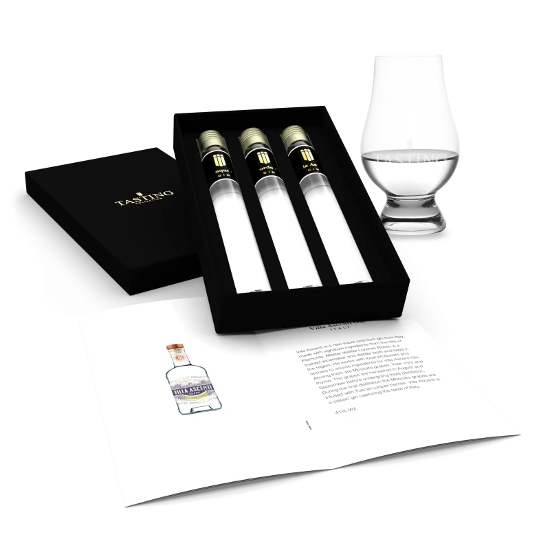 Gin Tasting Collection 3 tubes in Gift Box Gin Tasting Collection 3 tubes in Gift Box