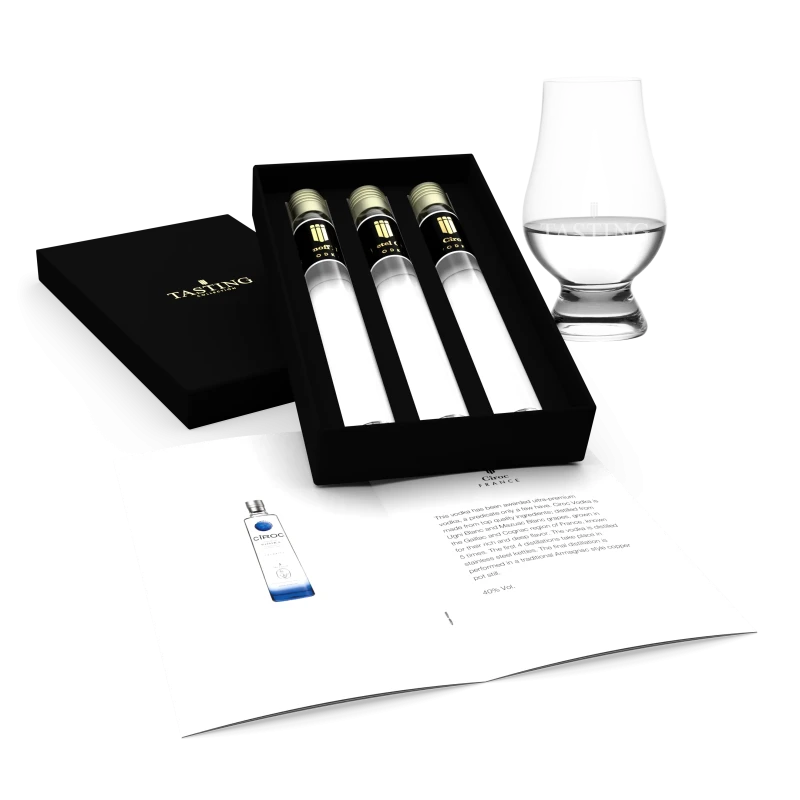 Vodka Tasting Collection 3 tubes in Gift Box Vodka Tasting Collection 3 tubes in Gift Box