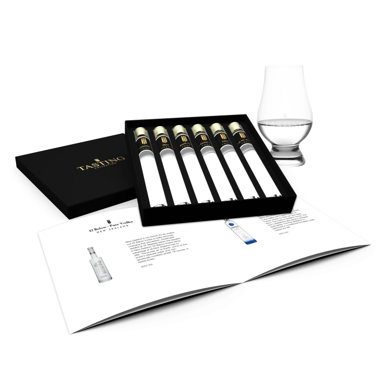 Vodka Degustatie 6 Tubes Proeverij Cadeau Set in Geschenkdoos Box Vodka Degustatie 6 Tubes Proeverij Cadeau Set in Geschenkdoos Box